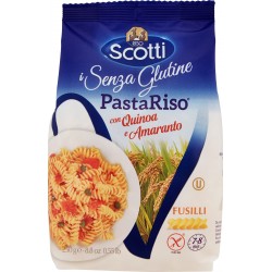 Riso Scotti i Senza Glutine PastaRiso con Quinoa e Amaranto Fusilli gr.250
