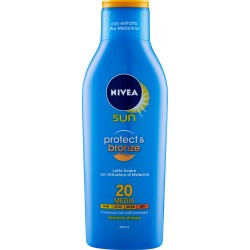 Nivea Sun protect & bronze Latte Solare FP 20 Media 200 ml.