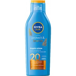 Nivea Sun protect & bronze Latte Solare FP 20 Media 200 ml.