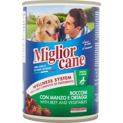 Migliorcane bocconcini manzo e ortaggi - gr.405