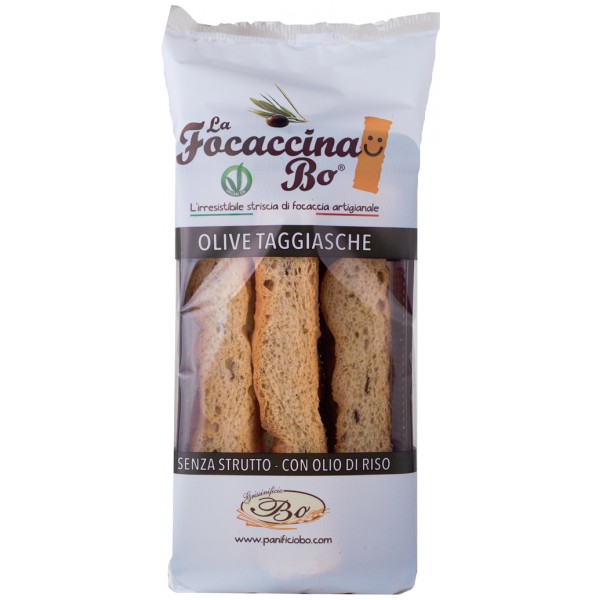 Bo focaccina olive taggiasche - gr.100