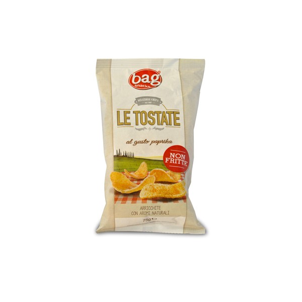 Bagsnacks patatine paprika - gr.75