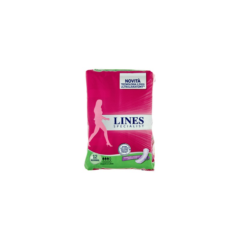 Lines assorbenti specialist normal x12