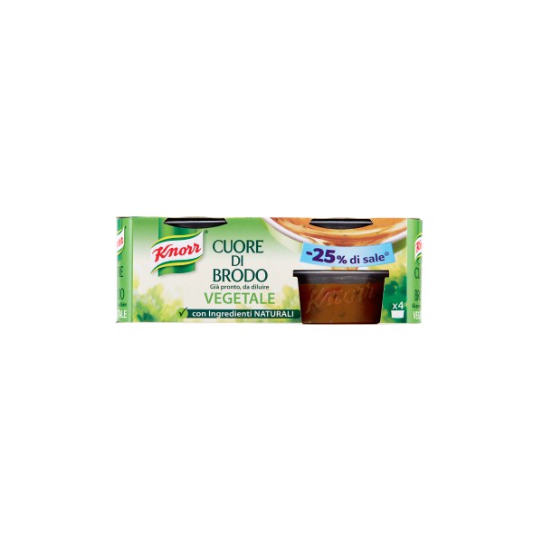 Knorr cuore di brodo verd-sale - gr.28 x4 Knorr cuore di brodo verd-sale - gr.28 x4