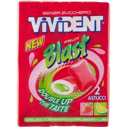 Vivident Blast fruit senza zucchero gr.30x2