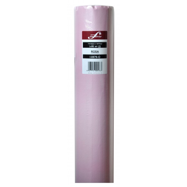 Infiore tovaglia rotolo rosa mt.50x1