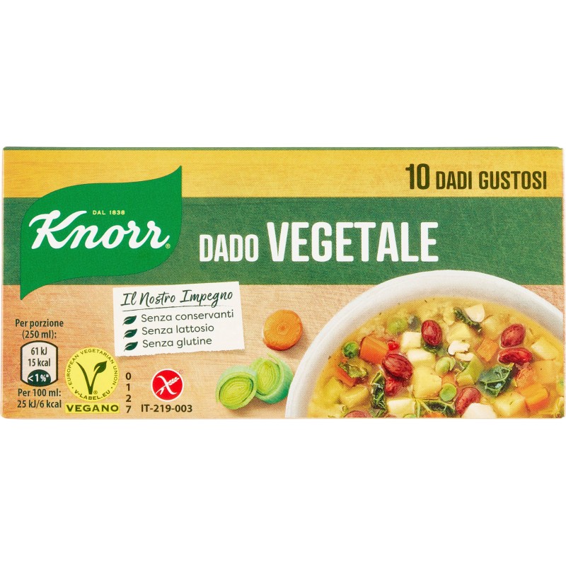 Knorr dadi vegetale x10