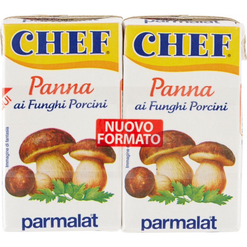 Chef Parmalat Panna Ai Funghi Porcini 2x125 Ml