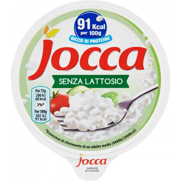 Jocca fiocchi di latte Senza Lattosio a base di formaggio fresco