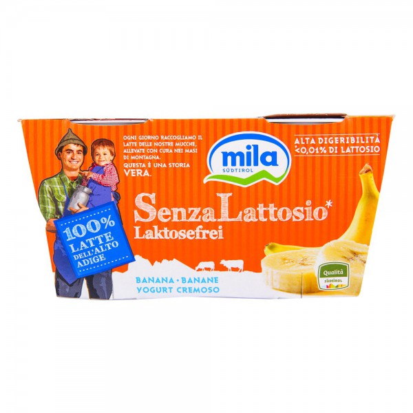 Mila yogurt s/l banana x 2