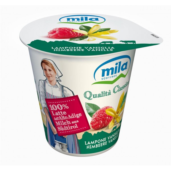 Mila Qualità Classica lampone vaniglia 125 gr.