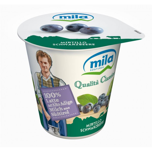 Mila yogurt mirtillo gr.125