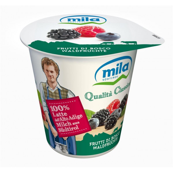 Mila yogurt frutti bosco gr.125