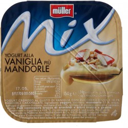 Müller Mix Yogurt alla vaniglia più mandorle mix 150 gr.