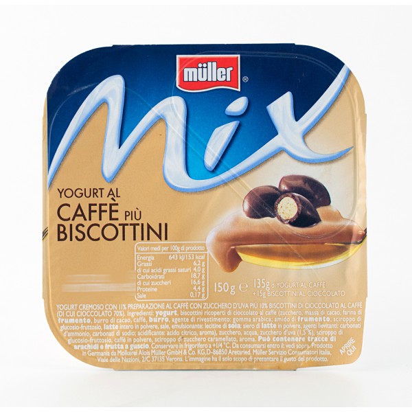 Senza Lattosio* Mix Cremoso Yogurt Intero,preparazione Dolciaria,cereali E  Biscotti Cioccolato 150 G -  