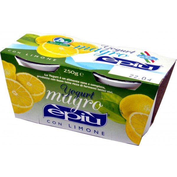 Èpiù yogurt magro Limone gr.125x2 Èpiù yogurt magro Limone gr.125x2