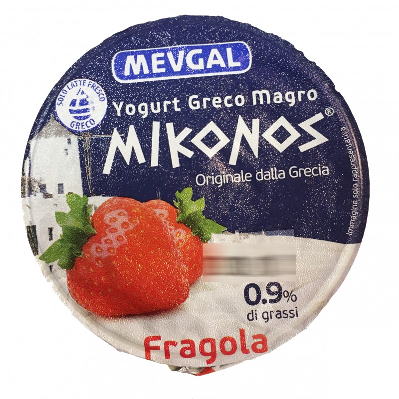 Yogurt mikonos fragola Mevagal 175 gr. Ordina su