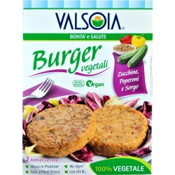 Valsoia burger Zucchine, Peperoni e sorgo gr. 200