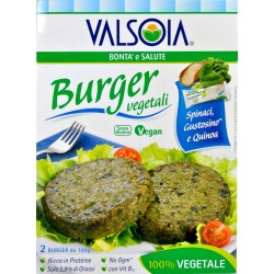 Valsoia Burger spinaci gustosino e quinoa gr 200