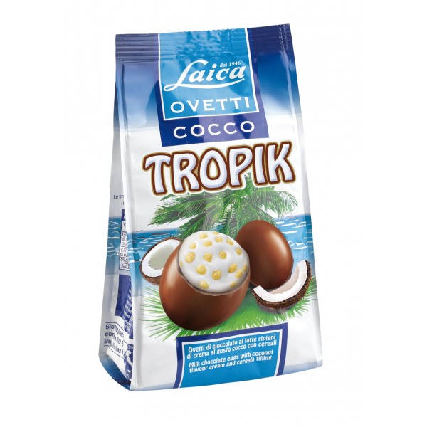 Laica ovetti cioccolato cocco & cereali gr.120