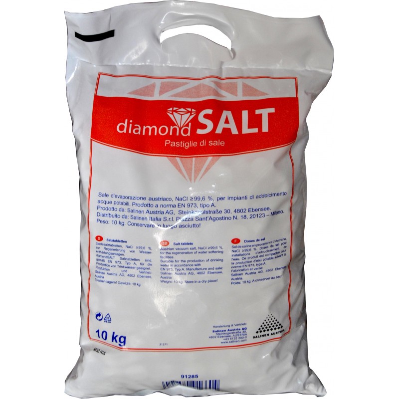 Diamond Salt Pastiglie Di Sale Per Depuratore 10 Kg