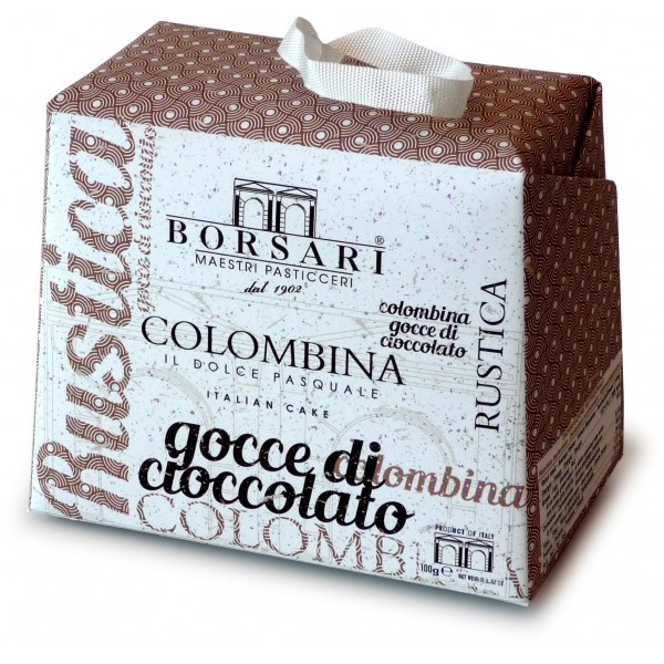 Borsari colombina con gocce di cioccolato gr.100