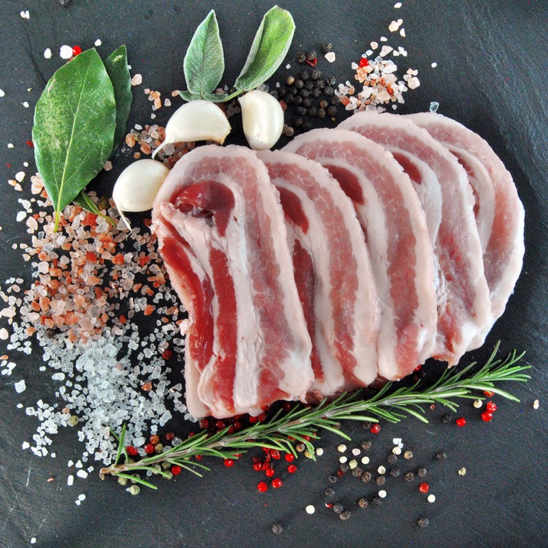 Macelleria Mutti Pancetta Di Maiale Carne Fresca 300 Gr