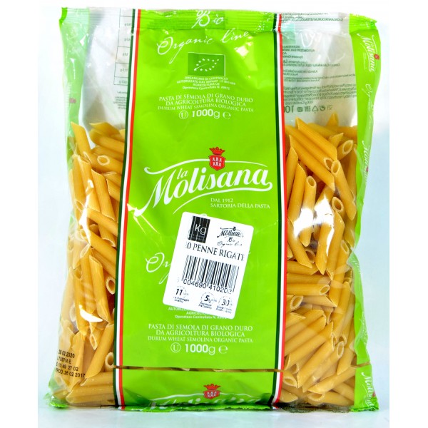 La Molisana penne rigate biologiche organic kg.1