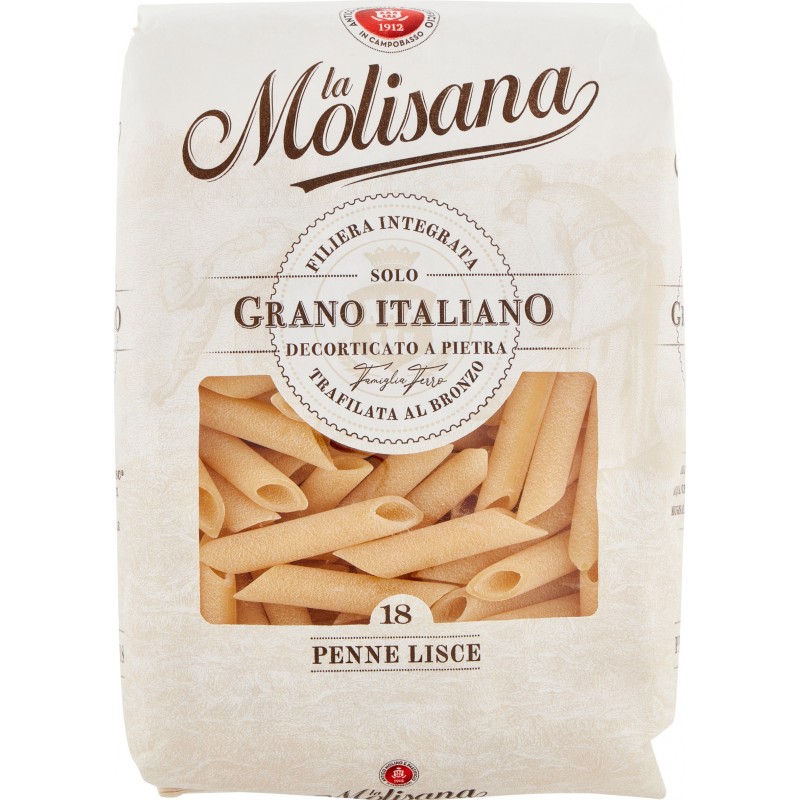La Molisana pasta penne lisce n.18 gr.500