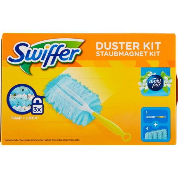 Swiffer Duster Starter Kit + 4 Piumini Profumati Swiffer Duster Starter Kit + 4 Piumini Profumati