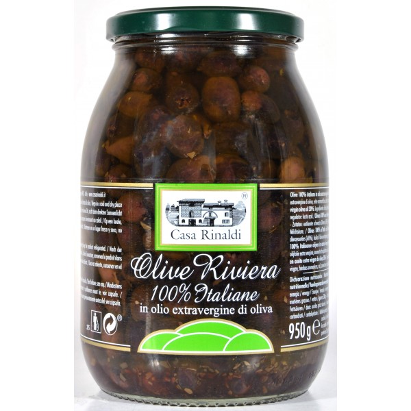 Casa Rinaldi olive riviera snocciolate in olio extra vergine gr.950