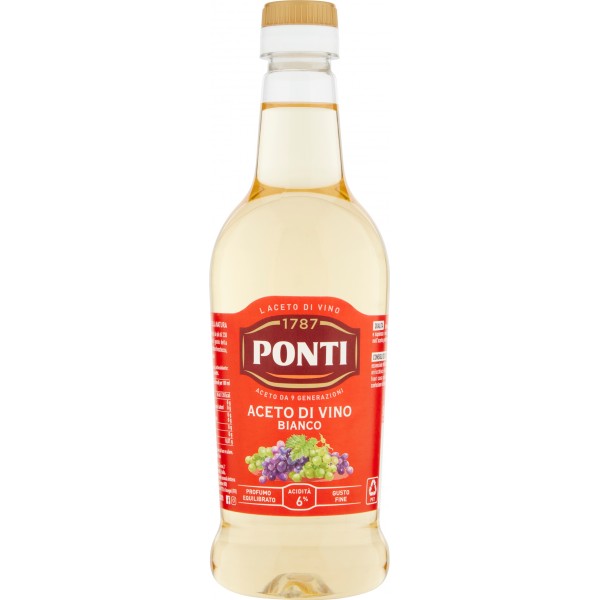 Ponti Aceto Vino Bianco In Plastica ml. | Scopri Cicalia