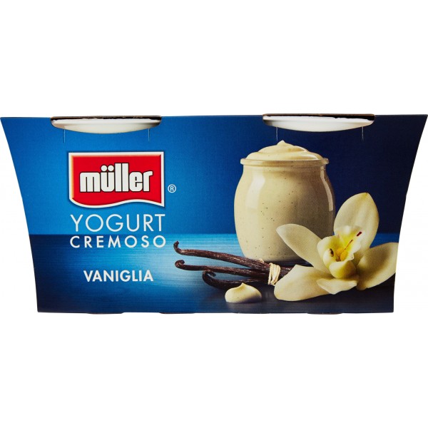 Muller Yogurt Cremoso Alla Vaniglia Conf. 2 Vasetti gr. 125