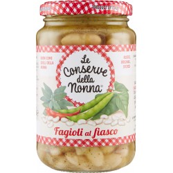 Le Conserve della Nonna Fagioli al fiasco 360 gr.