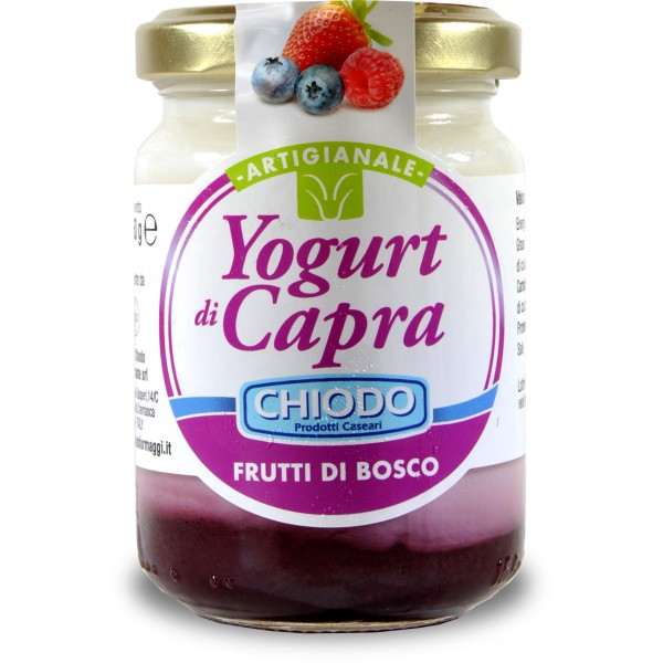 Chiodo yogurt capra frutti bosco gr.150 Chiodo yogurt capra frutti bosco gr.150