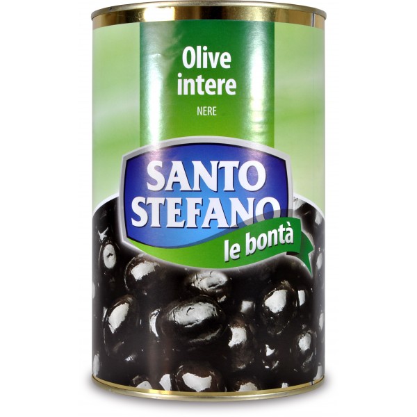 Santo Stefano olive nere intere kg.4,15 Santo Stefano olive nere intere kg.4,15