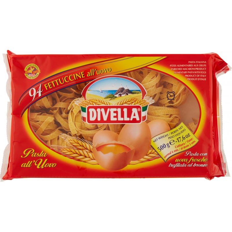 Divella fettuccine all'uovo gr.500