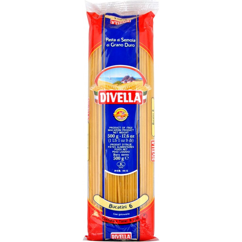 Divella pasta bucatini n.6 gr.500