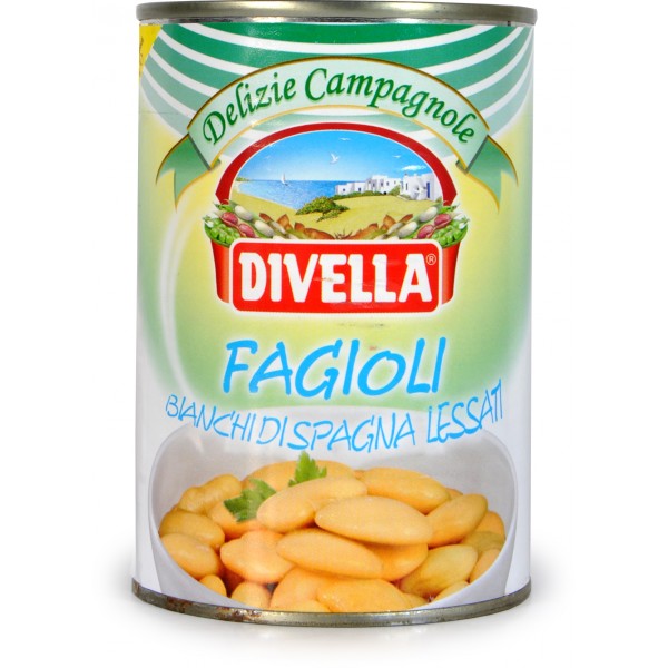 Divella fagioli bianchi spagna lessati gr.400