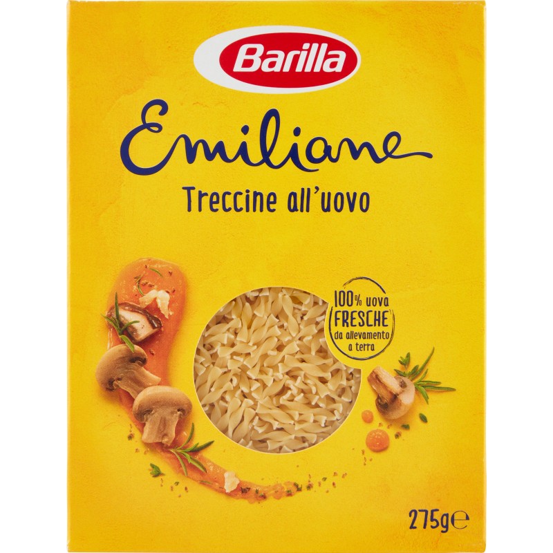 Barilla Emiliane Treccine all'uovo 275 gr.