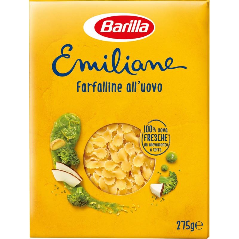 Barilla Emiliane Farfalline all'Uovo 275 gr.