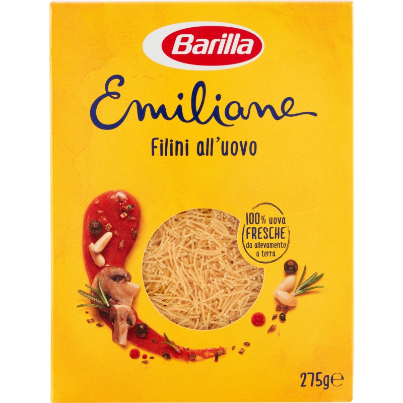 Barilla Emiliane Filini all'uovo 275 gr.