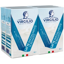 Virgilio latte parzialmente scremato valigetta lt.1x4