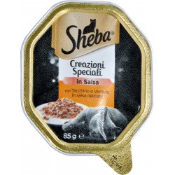 Sheba Creazioni Speciali in Salsa con Tacchino e Verdure in Salsa Delicata 85 g