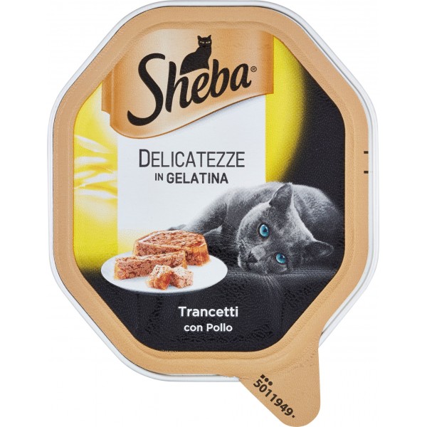 Sheba Delicatezze in Gelatina Trancetti con Pollo 85 gr.