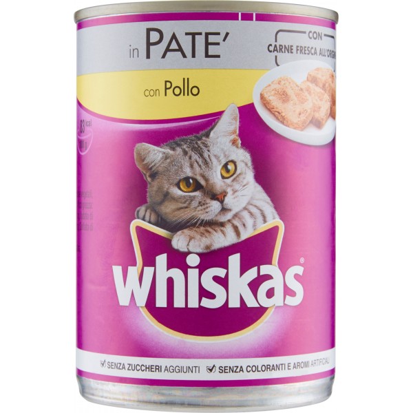 Whiskas in Patè con Pollo 400 g