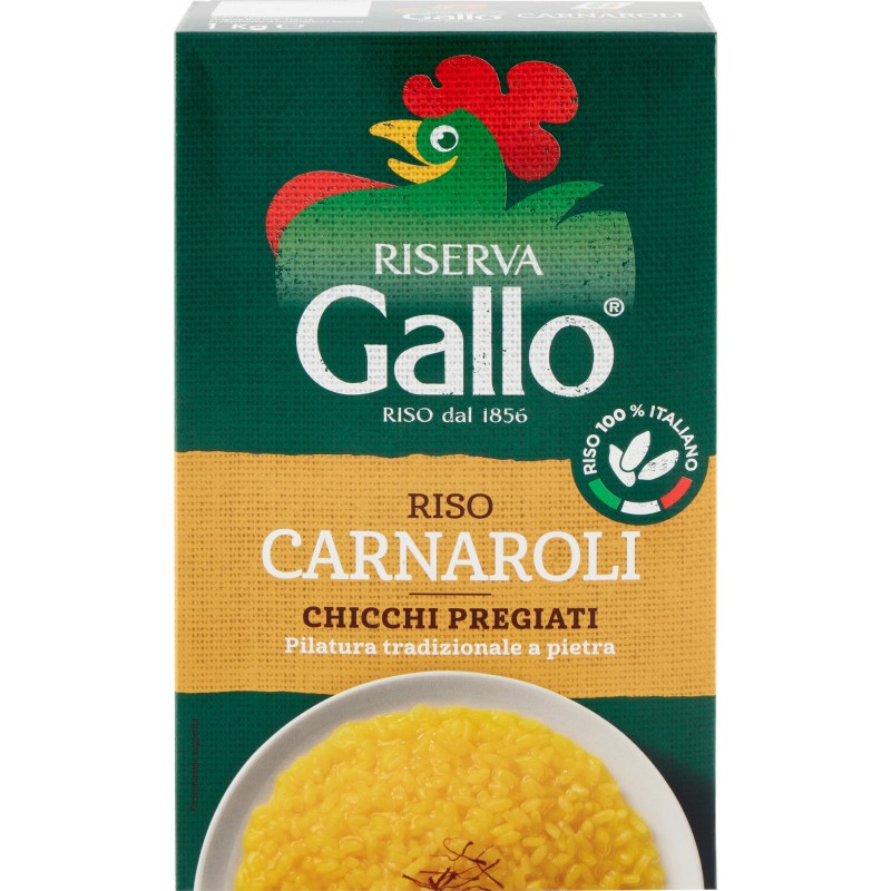 Gallo riso carnaroli - kg.1 GU5717 Gallo riso carnaroli - kg.1 GU5717