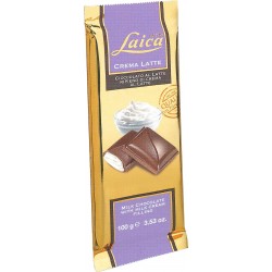 Laica tavoletta di ciccolato al latte ripiena di crema al latte gr.100