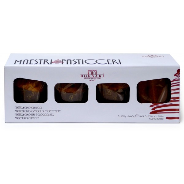 Borsari poker mini pandoro/panettone gr.380 Borsari poker mini pandoro/panettone gr.380