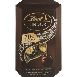 Lindt Lindor cornet extra fondente cacao 70% gr.200